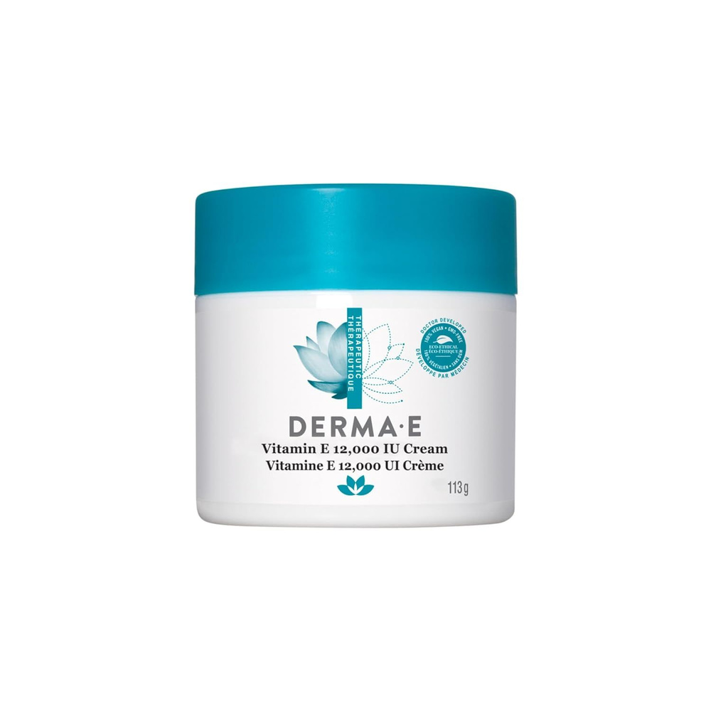 Derma E, крем с витамином Е, 12 000 МЕ, 4 унции (113 г) #1