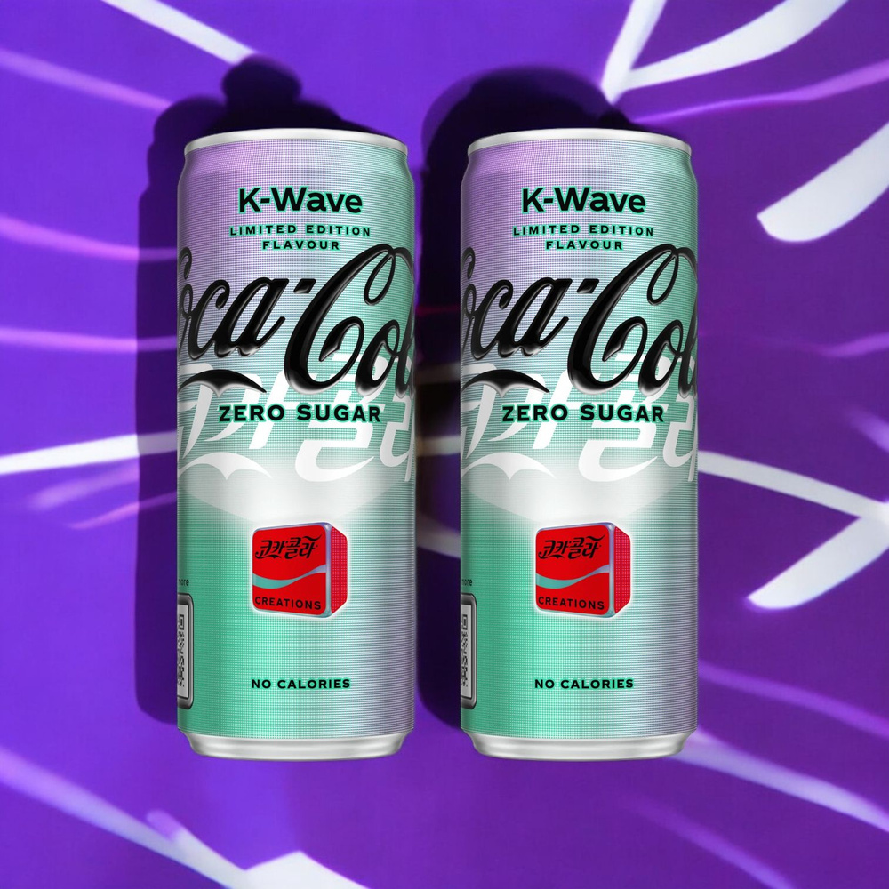 Газированный напиток Coca-Cola K-Wave Zero Без сахара 330 мл. 2 шт. Тайланд  #1