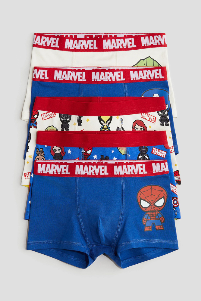 Комплект трусов боксеры, транки H&M Marvel Comics, 5 шт #1