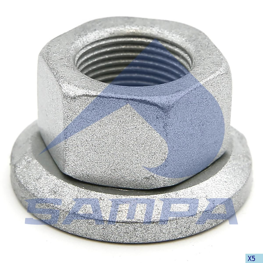 Гайка колесная с вращ. юбкой M22x1.5 SW32 H 27 020.451 SAMPA купить на ...