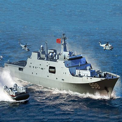 Сборная модель Китайский десантно транспортный корабль PLA Navy Type 071  #1