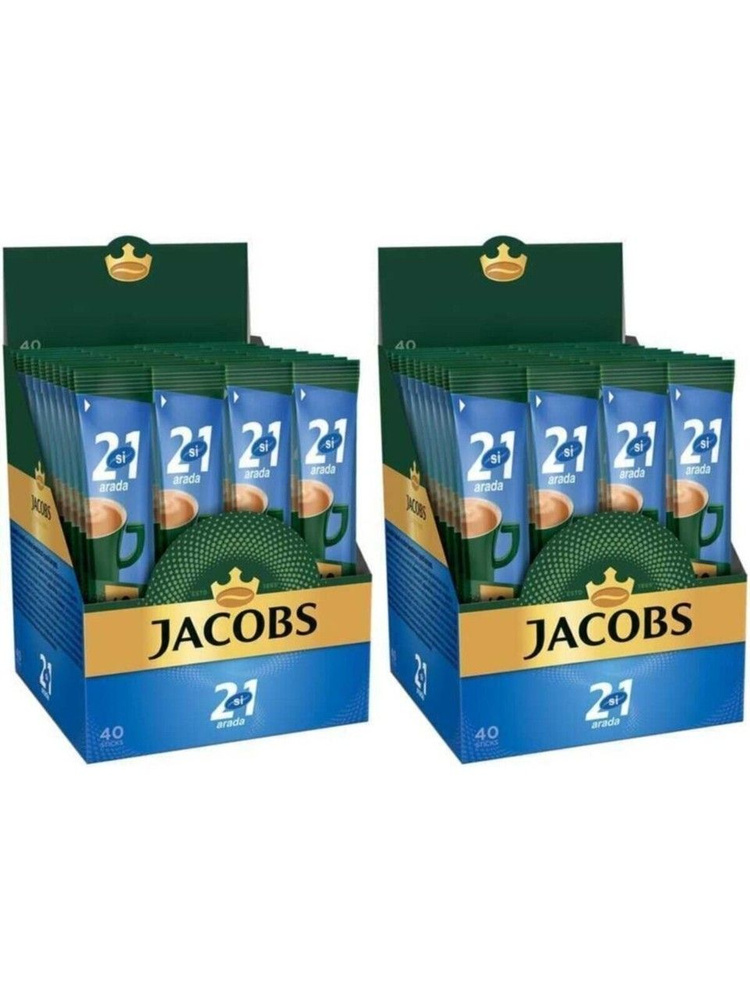 Кофейный микс Jacobs 2 в 1, 80 шт. (40 х 2 шт.) #1