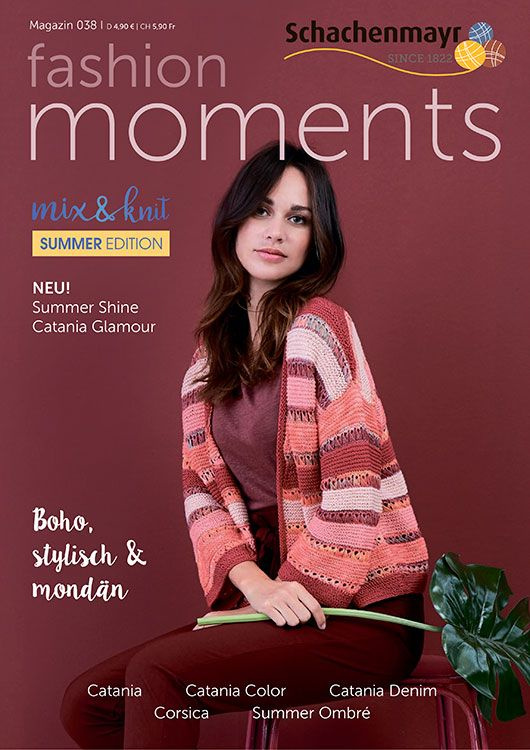 Журнал Schachenmayr "Magazin 038 - Fashion moments", MEZ, 9855038.00001 #1