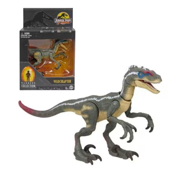 игрушки mattel фигурки Jurassic World Jurassic Park III Dinosaur Figure Male Velociraptor  #1