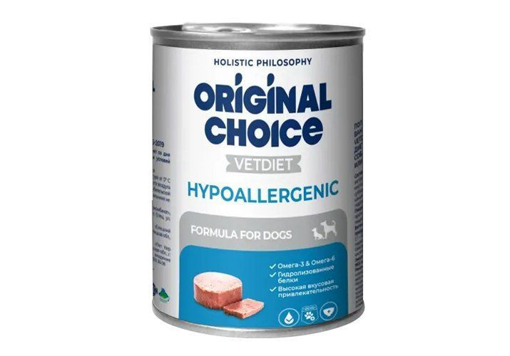 ORIGINAL CHOICE Консервы для собак VetDiet Hypoallergenic, с пищевой аллергией или непереносимостью, #1