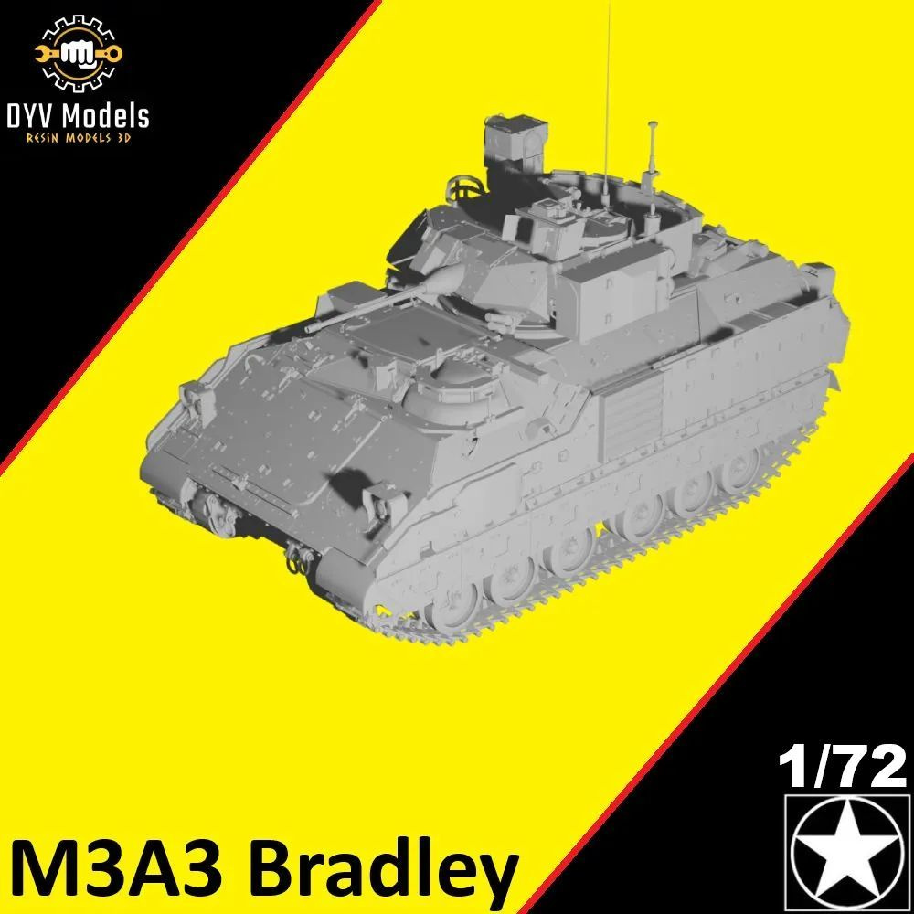 Сборная модель танка BRADLEY M3A3 в 72 масштабе #1