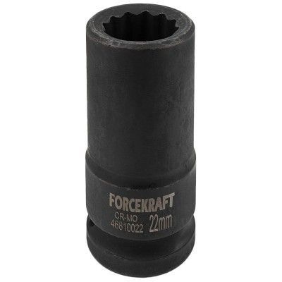 Головка ударная глубокая 3/4", 22мм (12-гранная) FORCEKRAFT #1