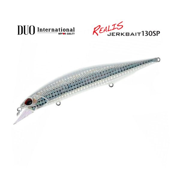 Воблер DUO Realis Jerkbait 130SP AQA0111 White Glow #1