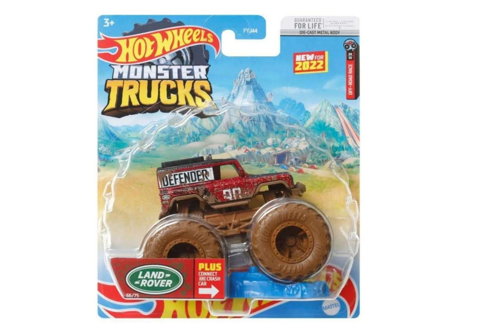 Монстр трак Хот вилс, машинки для мальчиков Hot Wheels Monster Truckк 1:64 FYJ44_HCP88  #1