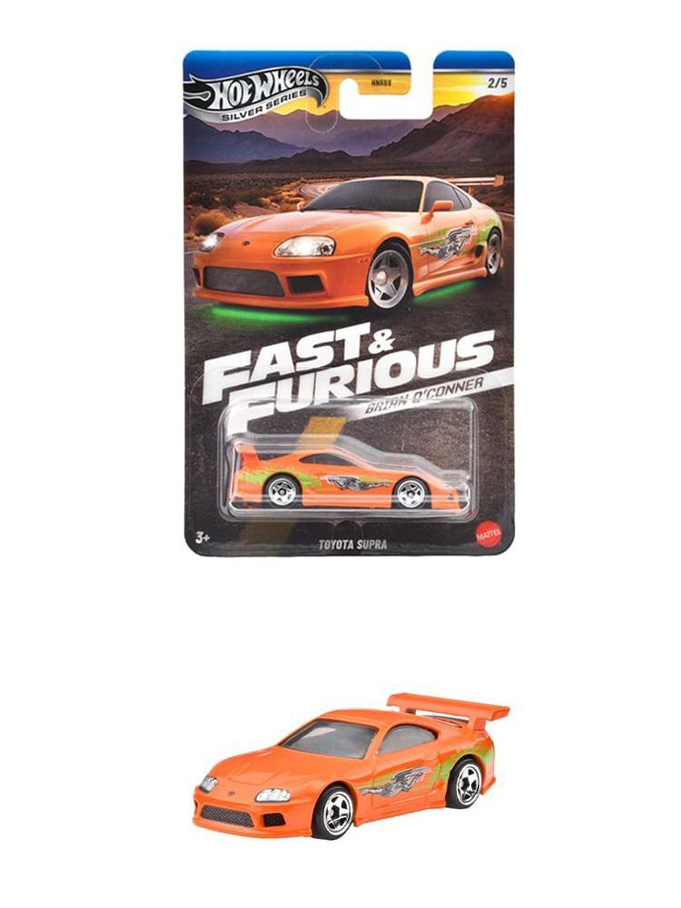 Машинка коллекционная Mattel Hot Wheels 2024 HNR88 Fast & Furious Toyota Supra #1