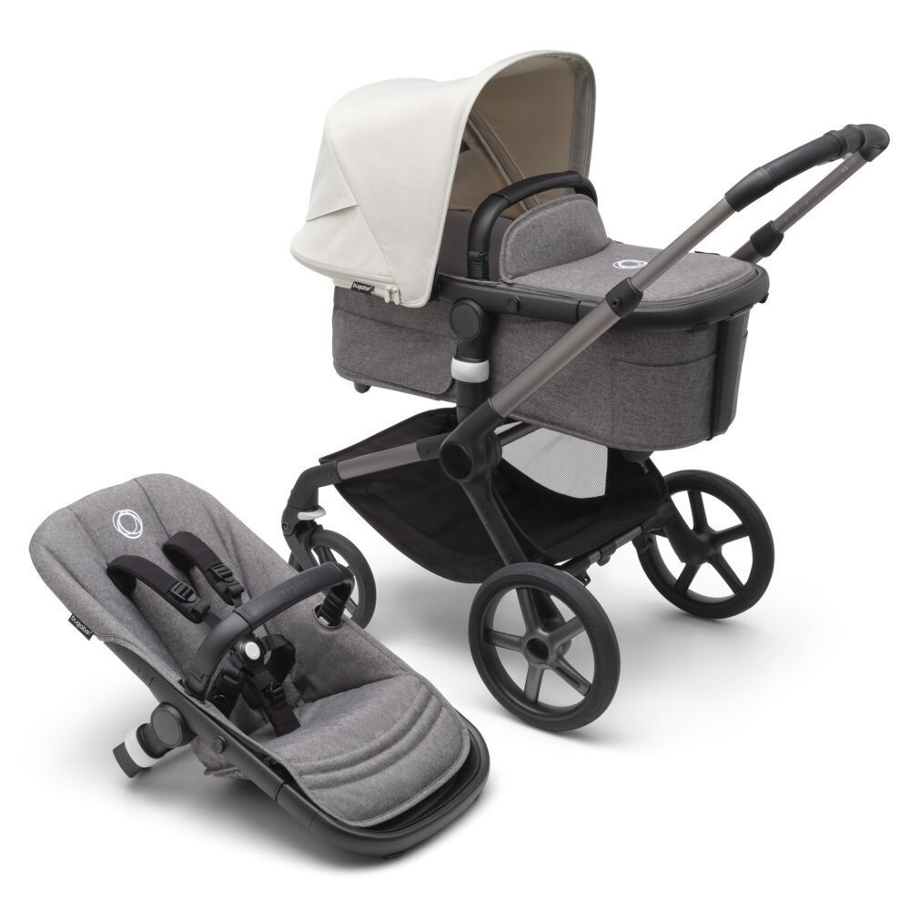 Коляска 2в1 Bugaboo Fox 5 Graphite/Grey Melange #1