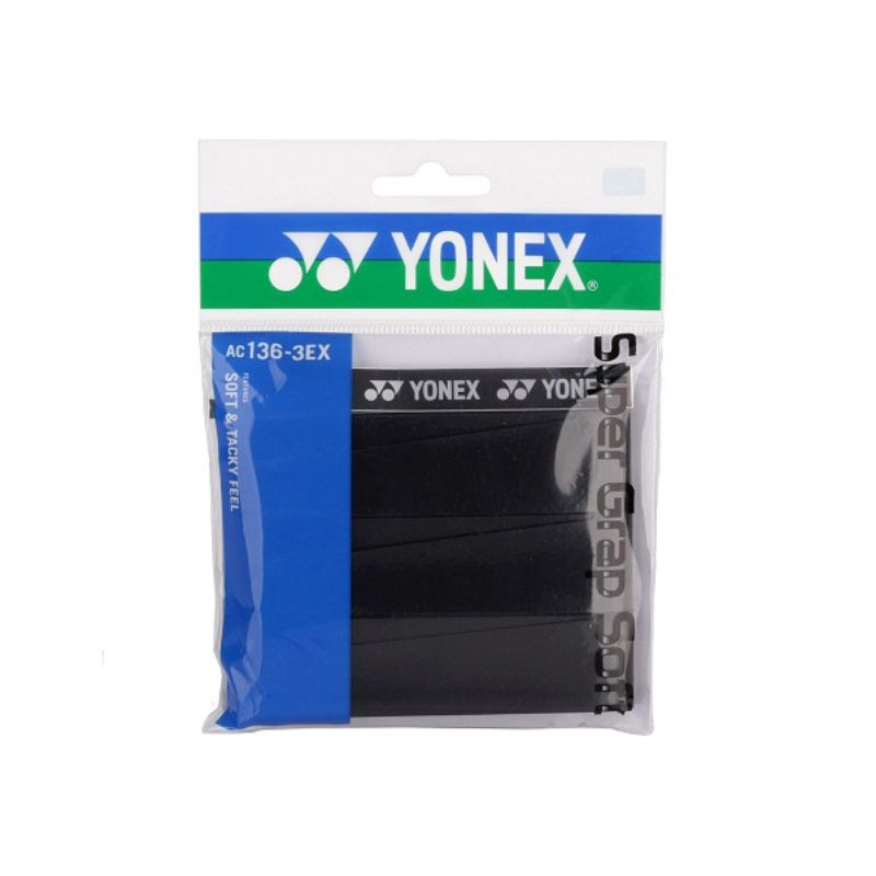 Обмотка для ручки Yonex Overgrip Super Grap Soft x3, Black #1