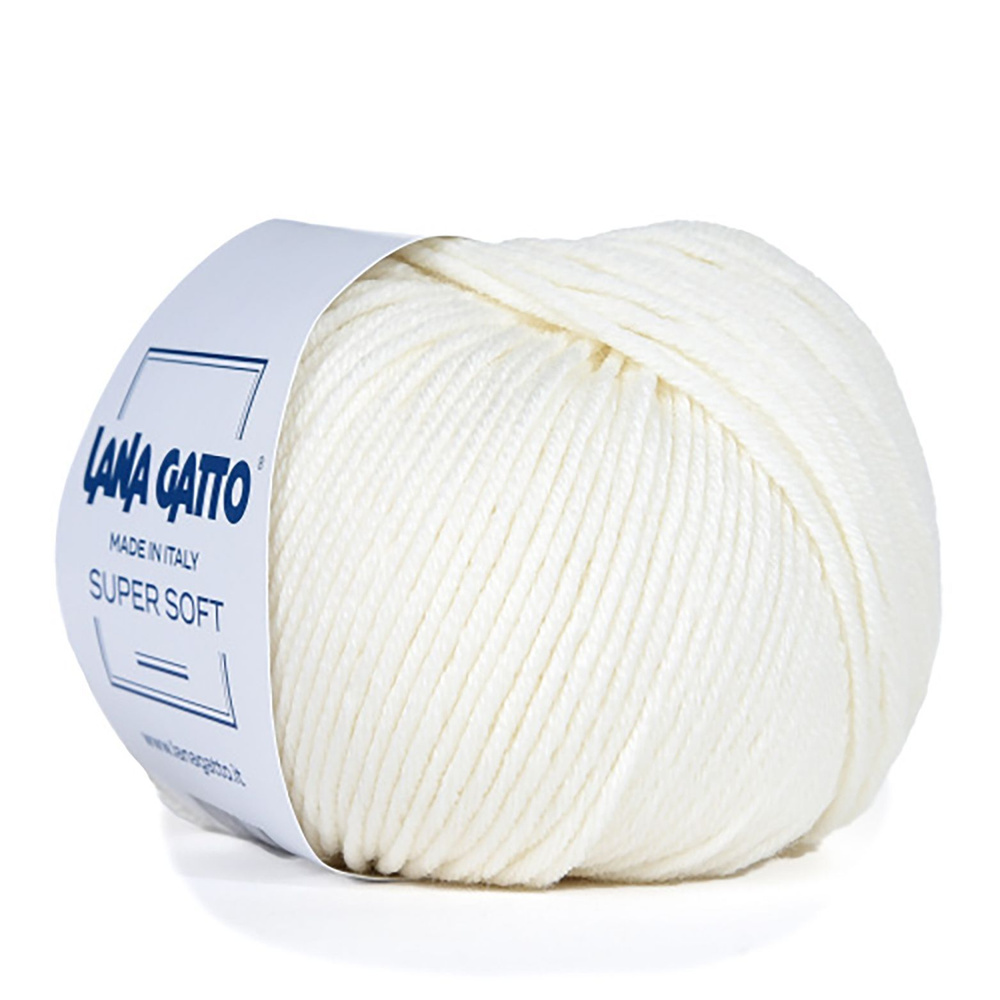 2 Мотка, Lana Gatto SUPER SOFT, 100% Чистая экстратонкая мериносовая шерсть / 50 гр. - 125 м., Цвет 978 #1