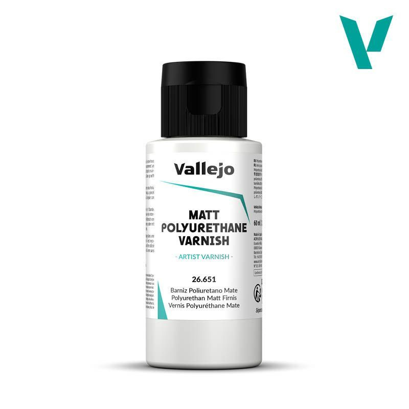 Полиуретановый матовый лак POLYURETHANE MATT VARNISH 60мл (арт.V-26651) #1