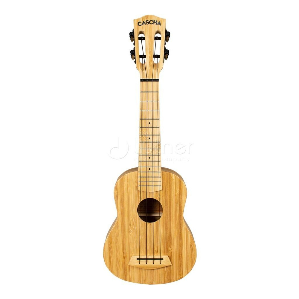 CASCHA Укулеле HH-2312 Bamboo Series сопрано, с чехлом, цвет натуральный 4-струнная, корпус Бамбук  #1