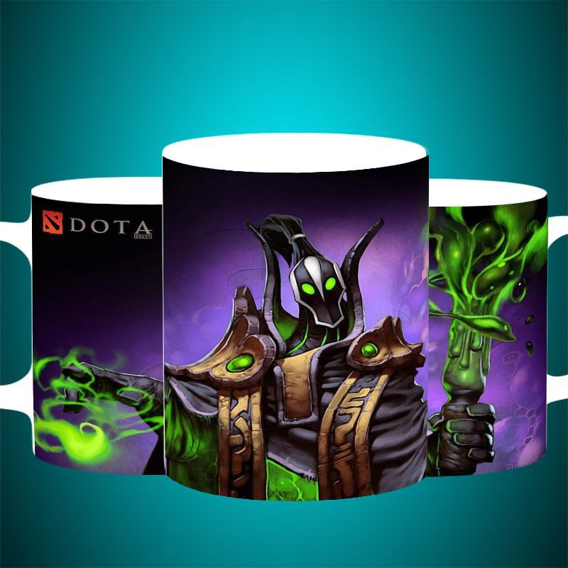 Кружка с любимыми героями DOTA 2/ RUBICK - ДОТА 2 / РУБИК в подарок, 330 мл, 1 шт  #1