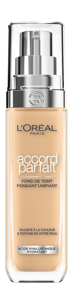 L'OREAL Тональный крем Accord Parfait подстраивающийся к цвету и текстуре кожи, 30 мл, 4D/W Золотистый #1