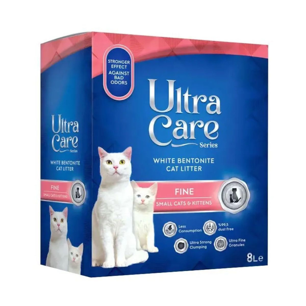 Ultra Care Fine Small Cats&Kittens Комкующийся наполнитель для кошачьего туалета для котят и мелких кошек, #1