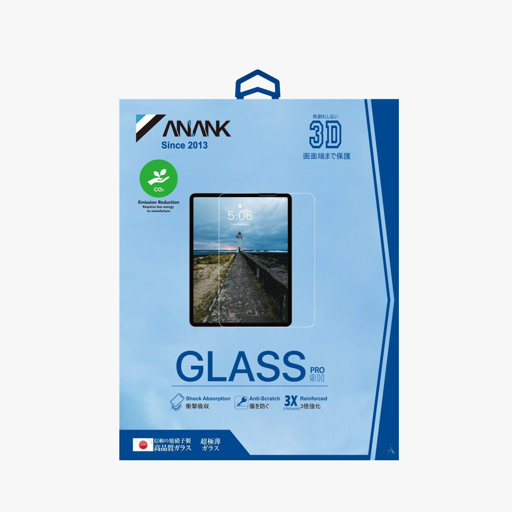 Защитное стекло ANANK 3D Curved Edge Glass для iPad Air 13" 2024г - (Transparent) #1