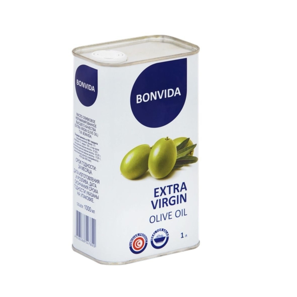 Масло оливковое Extra Virgin BONVIDA Extra Virgin, 1000 мл. #1