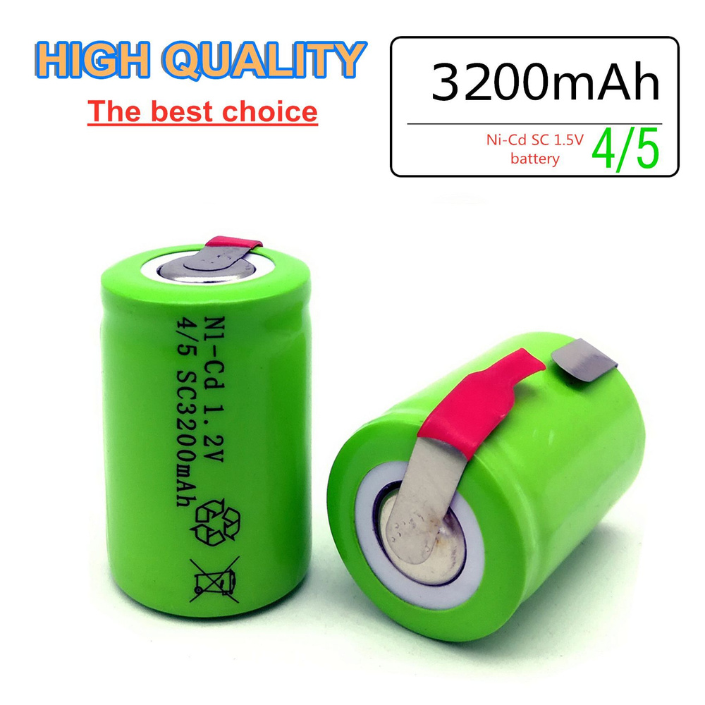 Аккумулятор для электроинструмента, 4/5SC, 1.2V, 3200mAh, 2 штук в комлекте  #1