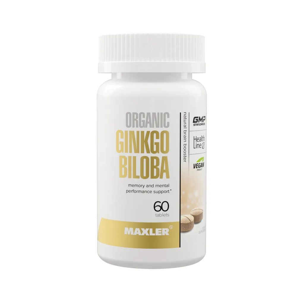 Гингко Билоба Maxler Organic Ginkgo Biloba, 60 таблеток #1