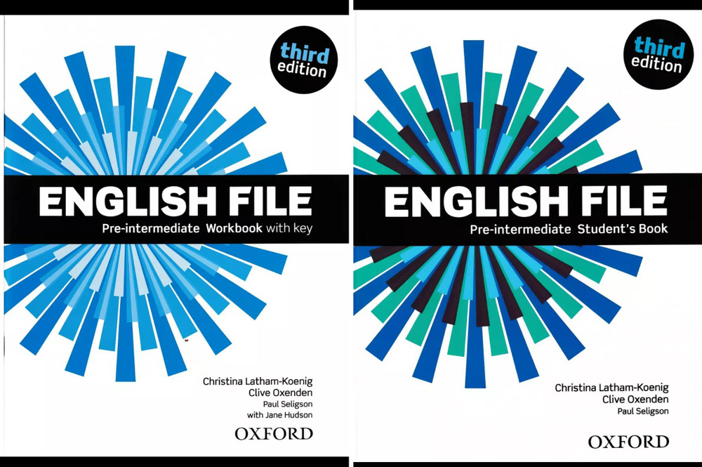Комплект English File (3rd). Pre-Intermediate. Student's Book + Workbook with key + Student's Site #1