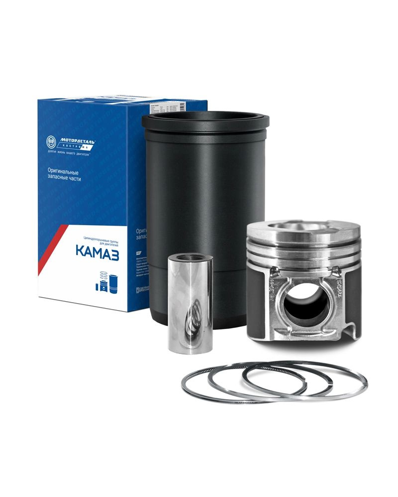 Поршневая гр КАМАЗ-54901 дв.910.50 (на 1 цил с кольц.) (Эконом) (Федерал Могул)