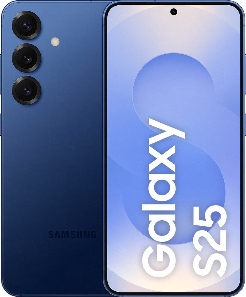 Смартфон Samsung S25 256 ГБ 12 ГБ Синий OLED/AMOLED 2 SIM купить c ...