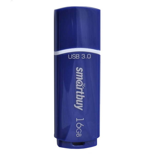Карта памяти USB 3.0 16 Gb Smart Buy Crown <синий> #1