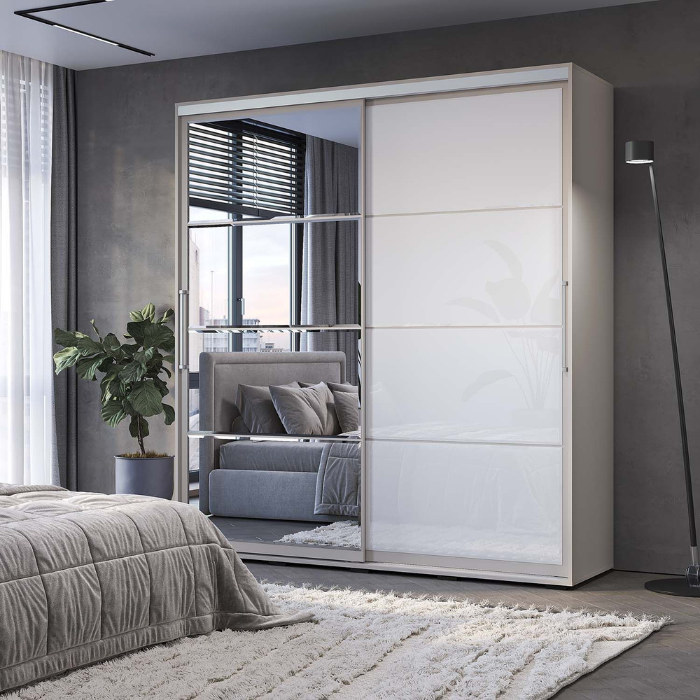 Шкаф-купе Крафт-6 кашемир #1