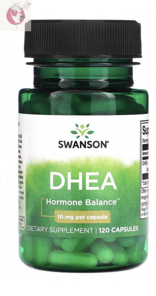 Swanson ДГЭА DHEA, Hormone Balance, 10 мг, 120 капсул-Праздничные ...