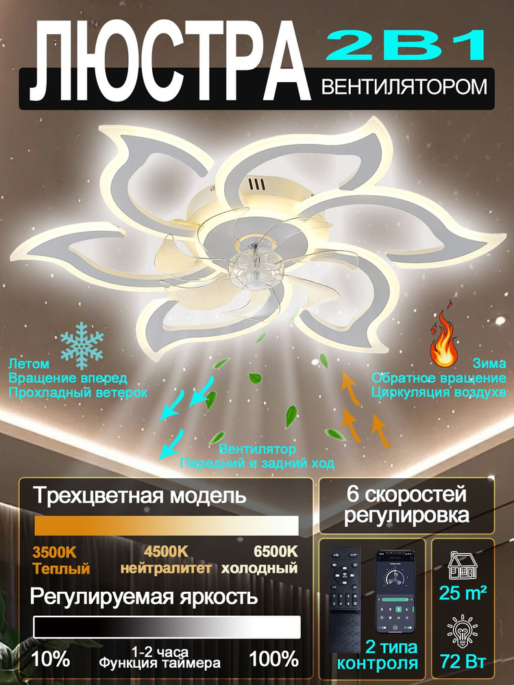 Люстра, 72 Вт #1