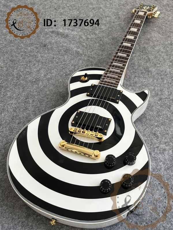 ギター Zakk Wylde bullseye Lespaul Электрогитара Gibson Zakk Wylde Signature Les Paul Bullseye
