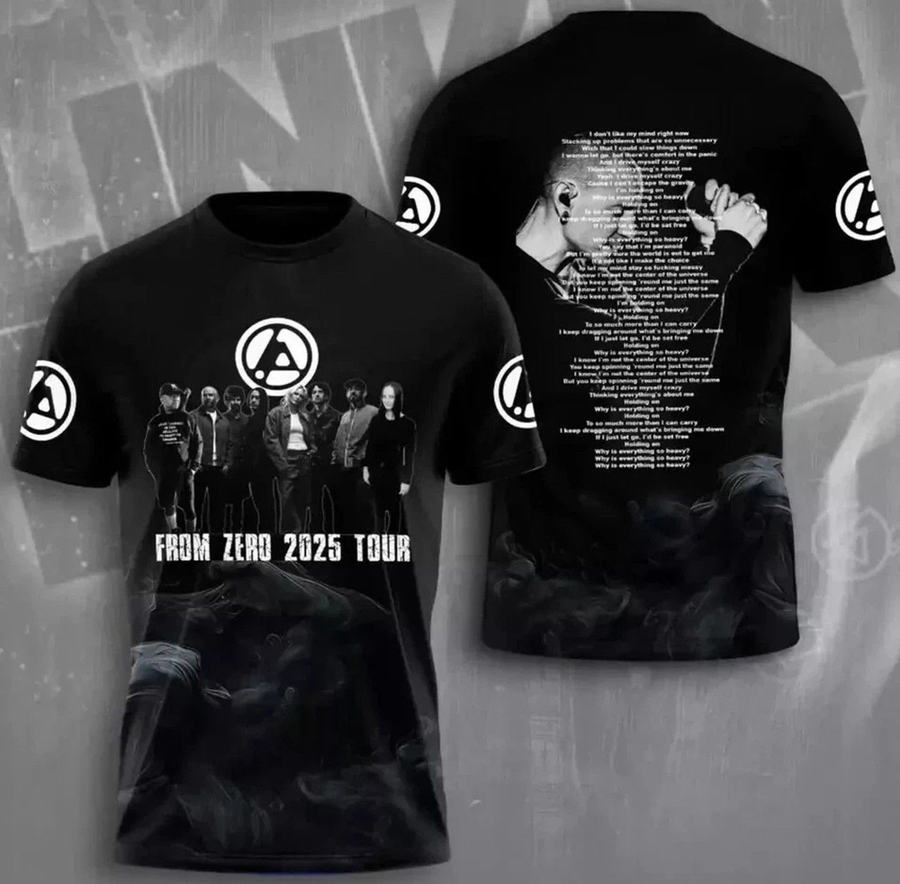 Футболка Футболка Linkin Park From Zero 2025 Tour 3D T-Shirt 1 шт #1