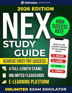 NEX Nursing Exam Study Guide 2025: Pass Your Nursing Entrance Exam on the First Try 4 Full-Length Practice #1