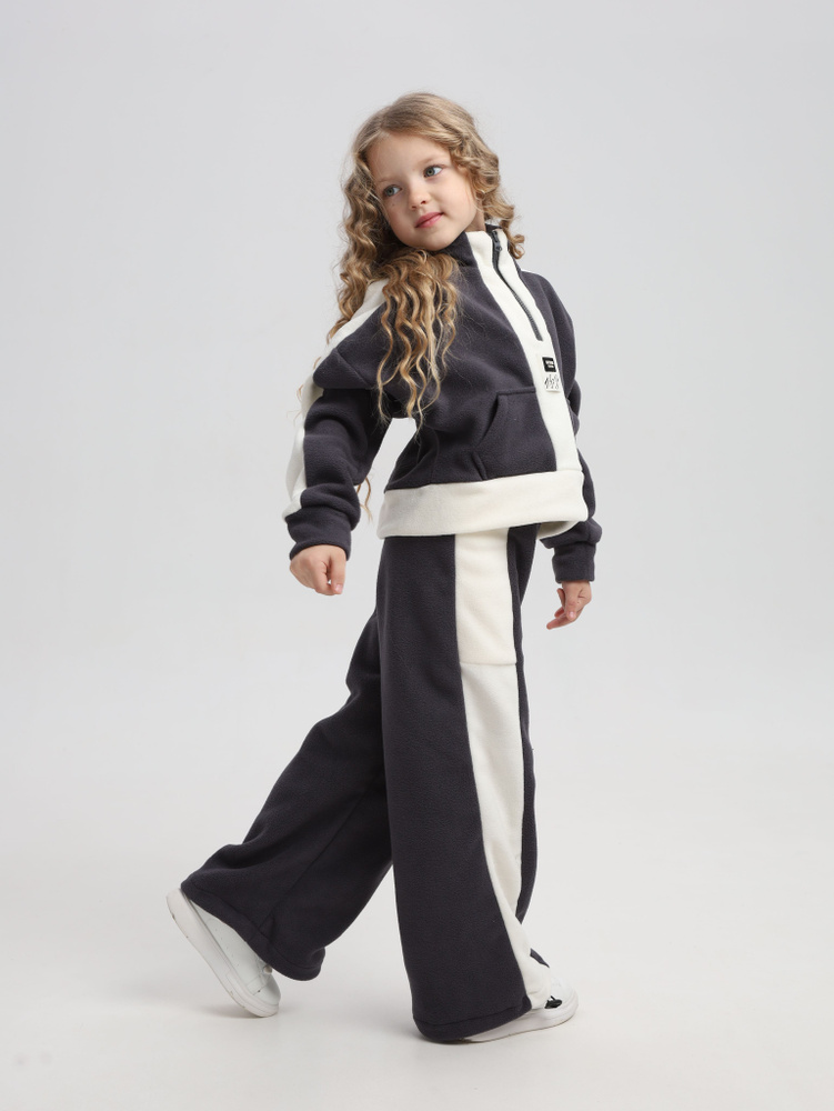 Костюм спортивный Cudge для девочки теплый из флиса  Зима 2026 #1