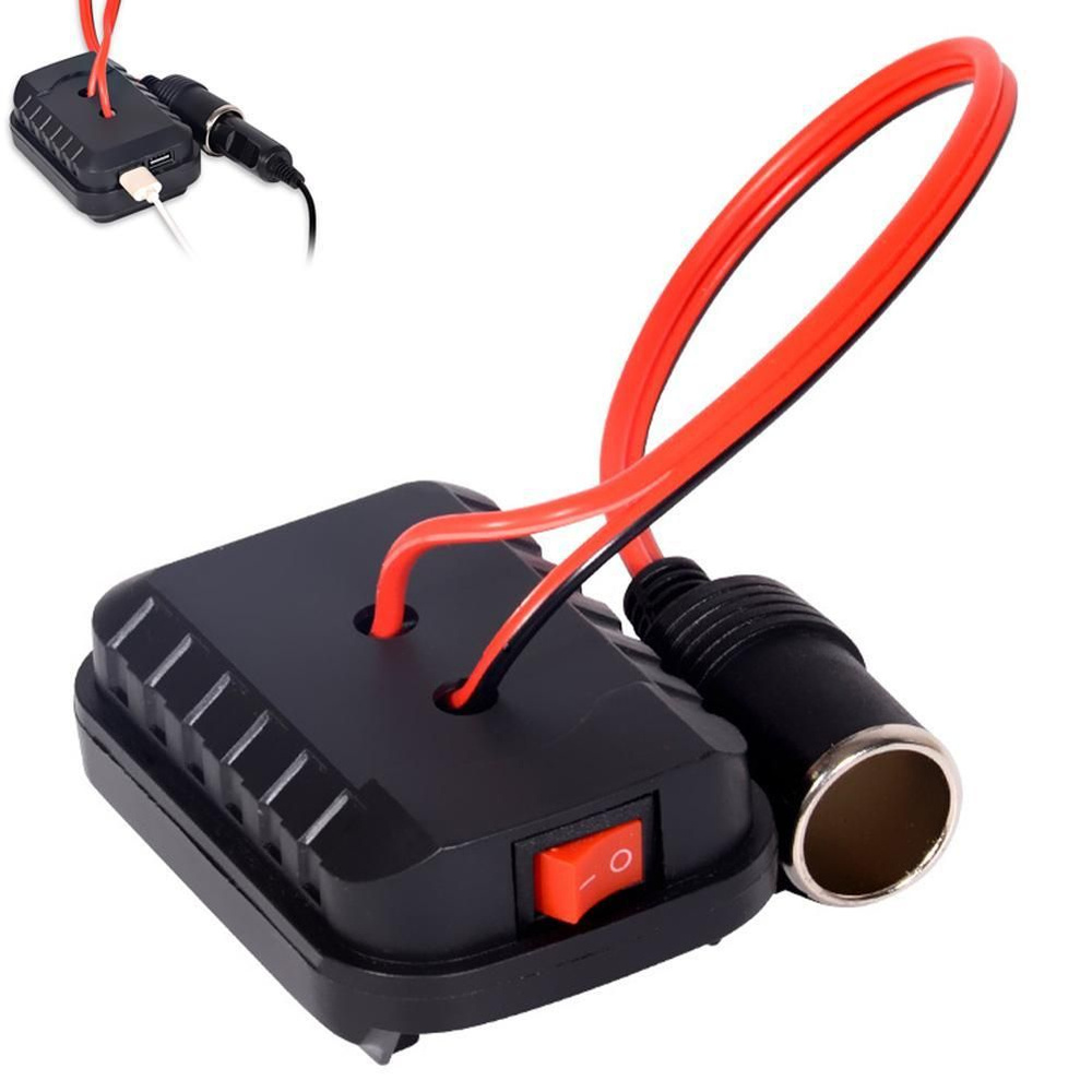 Совместимо с литиевыми аккумуляторами Makita + прикуриватель + USB #1