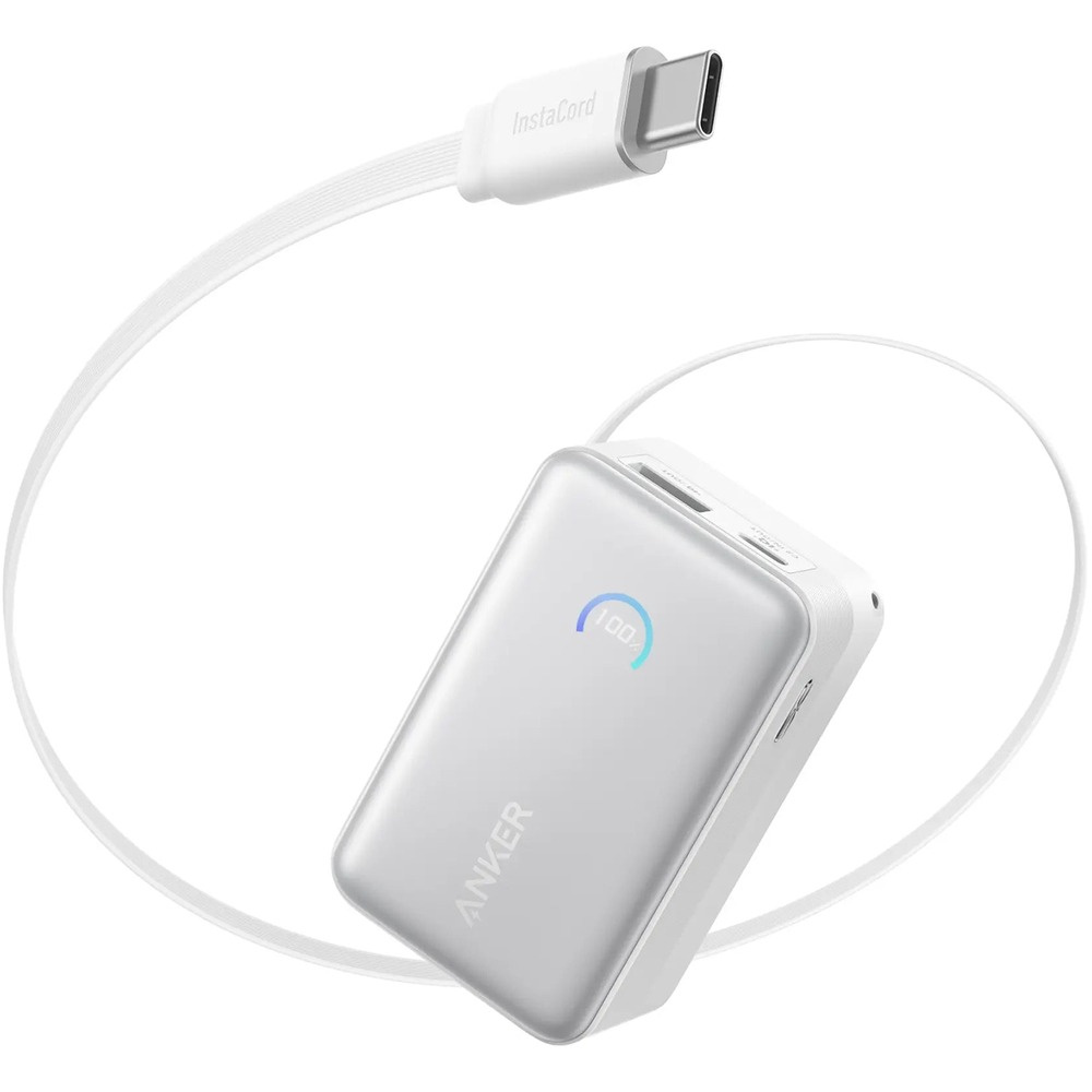 Внешний аккумулятор Anker Nano 10000 мАч 45W белый (A1638H21) #1