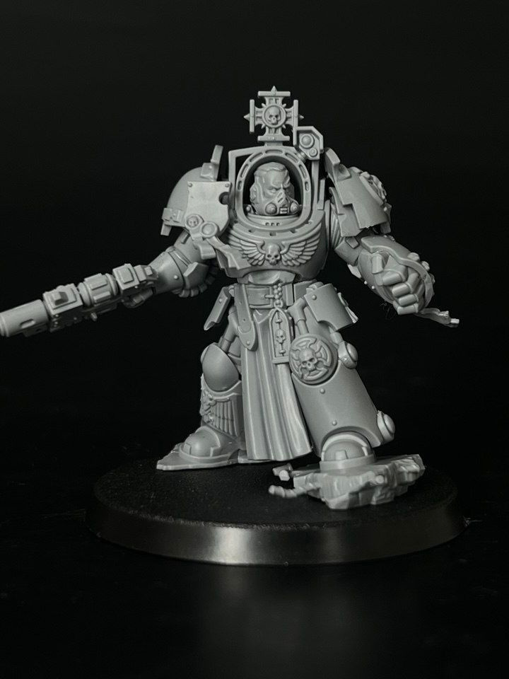 Captain in terminator armour multipart миниатюра по вселенной warhammer 40000 #1