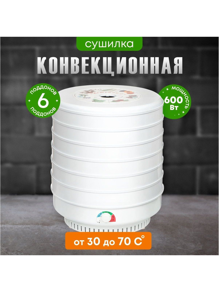Сушилка электрическая для овощей и фруктов, дегидратор, Ветерок-2 #1