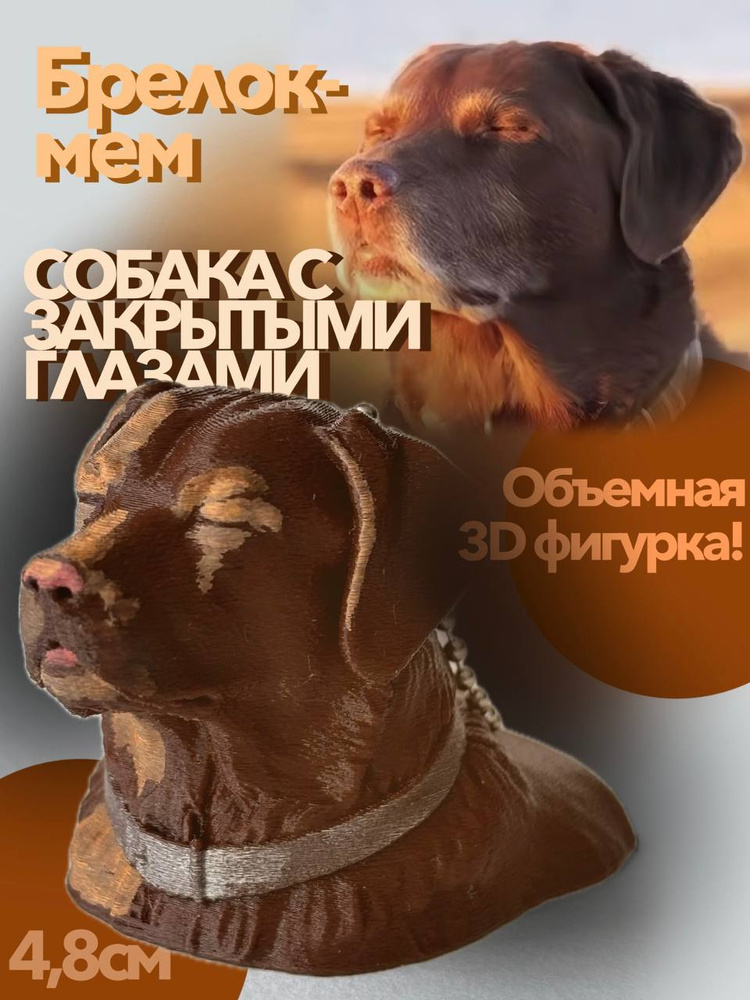 Брелок мем собака #1
