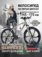 Rickmate Велосипед Горный, Городской, горный велосипед на литых дисках