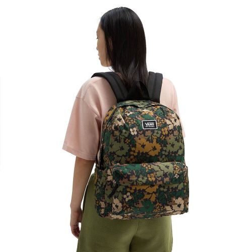 Vans old sales skool camo backpack