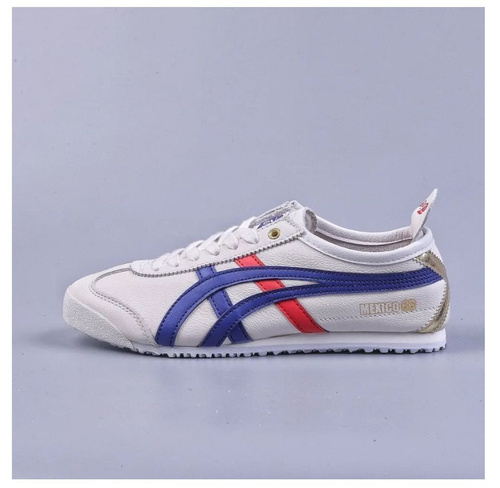 Onitsuka tiger mexico 66 best sale white blue red gold