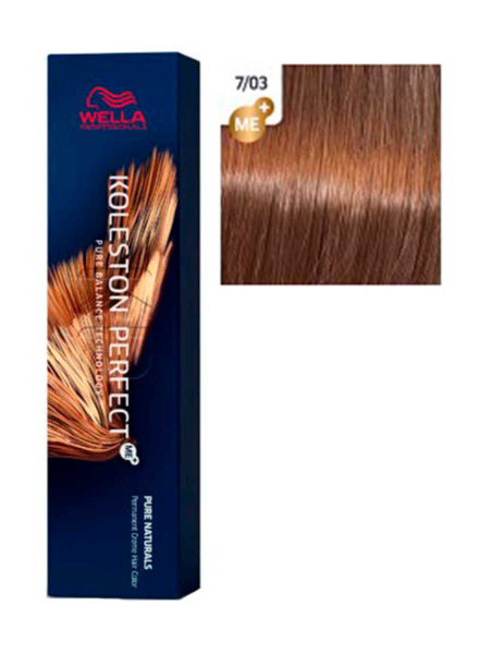 Краска Wella Koleston Perfect Me+ 7/03 Велла Колестон Перфект стойкая ...