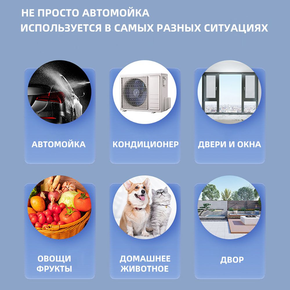 200 бар Беспроводная мойка высокого давления, портативный пистолет ...