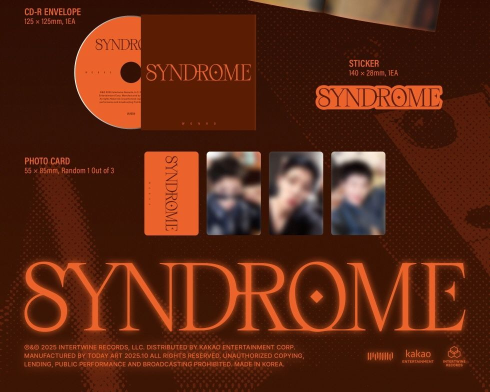 Альбом WONHO - SYNDROME 1st Full Album RANDOM Version