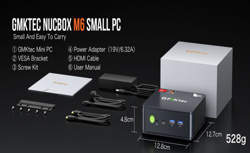 ミニPC GMKtec Nucbox M6 Ryzen 5 6600H Amazon.co.jp: GMKtec ミニPC AMD Ryzen 5 6600H (6C/12T 最大4.50GHz