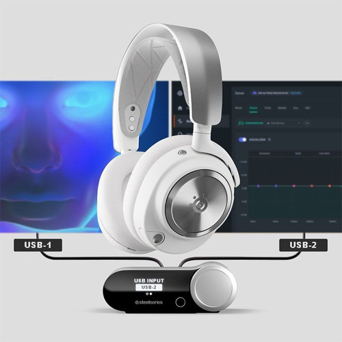 Наушники Полноразмерные SteelSeries Arctis Nova Pro Беспроводное